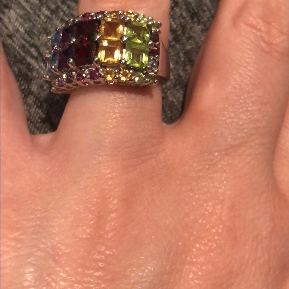 Multi Gemstone Ring - image 3